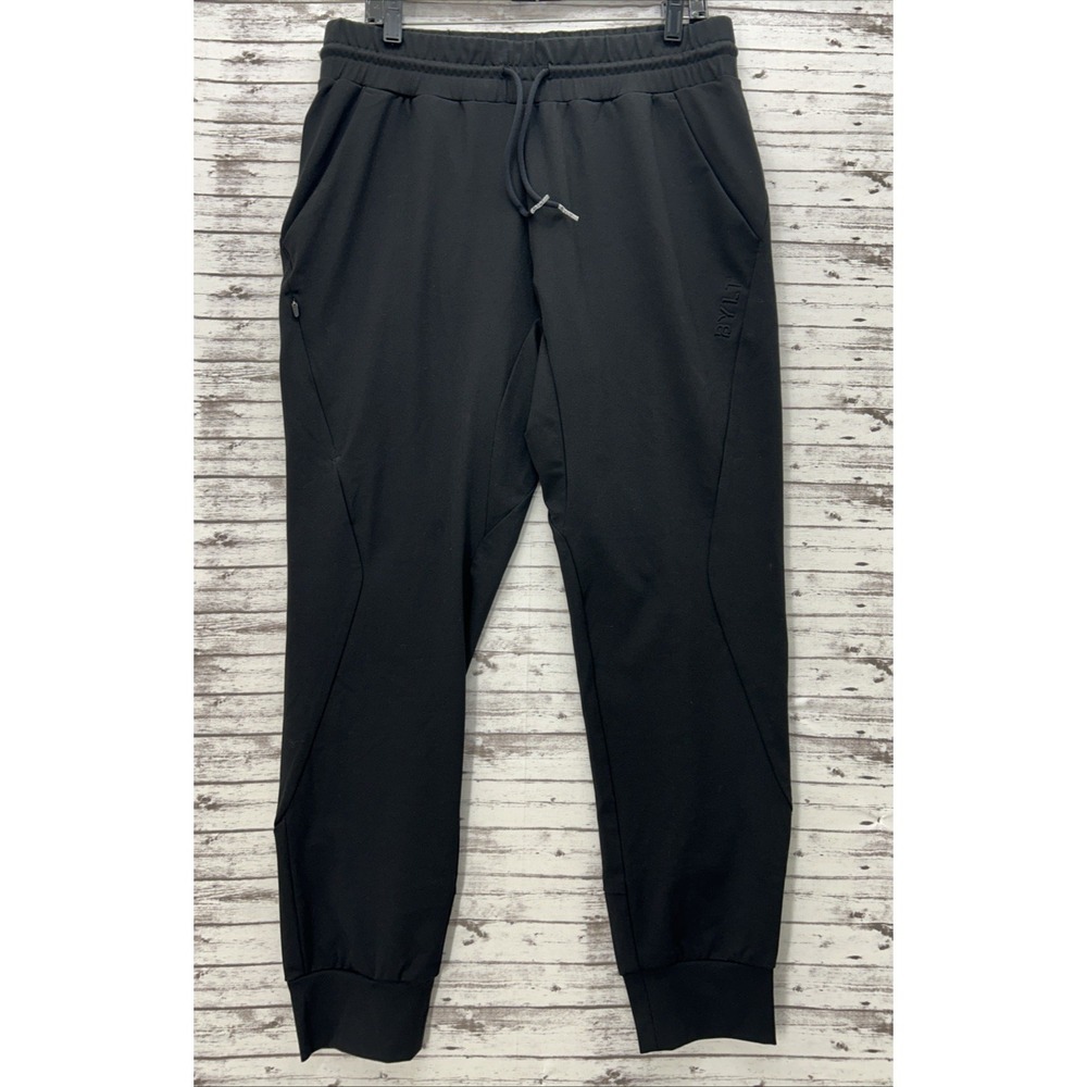 BYLT Premium Basics Active Joggers Mens Large Black Drawstring Stretch Gym